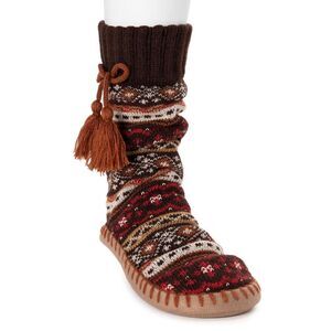 MUK LUKS 50th Anniversary Kids Slipper Socks - Large (1-3)